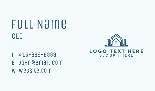 House Home Builder  Business Card Design Image Preview
