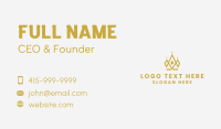 Luxury Royalty Crown Business Card Preview