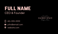 Luxury Minimalist Wordmark Business Card Image Preview