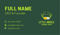 Herbal Medicine Capsule  Business Card Image Preview