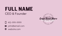 Generic Feminine Watercolor  Business Card Image Preview