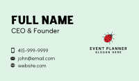 Ladybug Heart Mascot  Business Card Image Preview