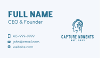 Organic Brain Mental Health Business Card Image Preview