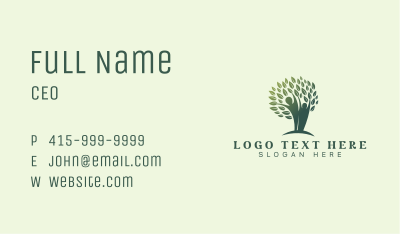 Holistic Human Tree Business Card Image Preview