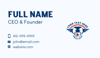 Eagle USA Veteran Business Card Image Preview