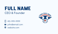 Eagle USA Veteran Business Card Image Preview