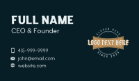 Gothic Vintage Wordmark Business Card Image Preview