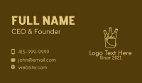 Yellow Beer Bucket  Business Card Image Preview