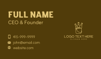 Yellow Beer Bucket  Business Card Preview