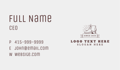 Footwear Boots Boutique Business Card Image Preview