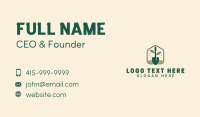 Gardening Shovel Plant Business Card Image Preview