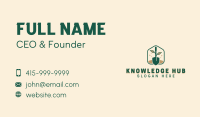 Gardening Shovel Plant Business Card Image Preview