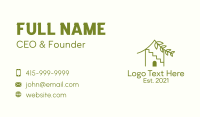 Indoor Plant Home Business Card Design