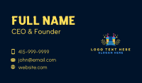 Bounce Castle Park Business Card Image Preview