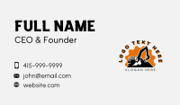 Excavation Mining Construction Business Card Preview