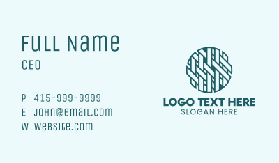 Thread Pattern Tailoring Business Card Image Preview