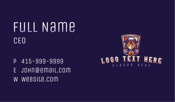 Arcade Elf Gaming Business Card Design Image Preview