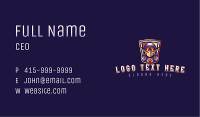 Arcade Elf Gaming Business Card Image Preview