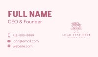 Blooming Cake Flower Business Card Design
