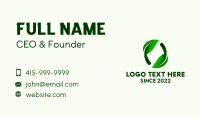 3D Leaf Gardening  Business Card Image Preview