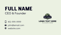 Mountain Camping Summit Business Card Image Preview