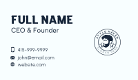 Hipster Moustache Barber Business Card Image Preview