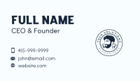 Hipster Moustache Barber Business Card Design