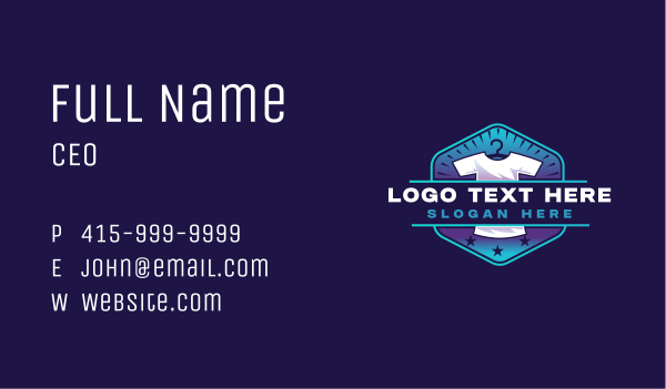 T-Shirt Cleaning Garment Business Card Design Image Preview