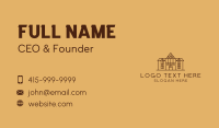 Traditional House Structure Landmark Business Card Image Preview
