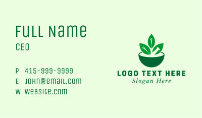 Acupuncture Herbal Treatment Business Card