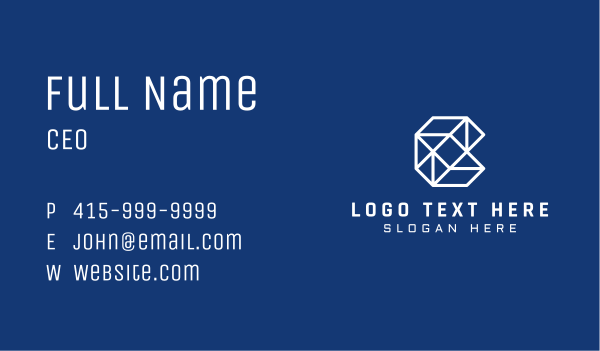 Digital Letter C Business Card Design Image Preview