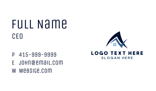 Roofing Maintenance Contractor Business Card Design Image Preview