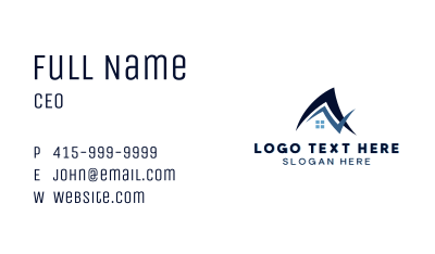 Roofing Maintenance Contractor Business Card Image Preview