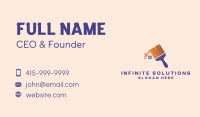 Paint Brush Renovation Business Card Image Preview