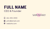 Cursive Letter Business Business Card Image Preview