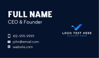 Check Verified Agency Business Card Image Preview