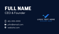 Check Verified Agency Business Card Design