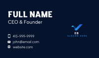 Check Verified Agency Business Card Image Preview