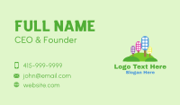 Eco City Skyline Business Card Image Preview