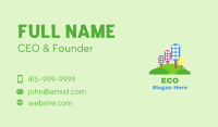 Eco City Skyline Business Card Image Preview