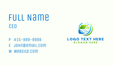 Broom Roof Sanitation Business Card Image Preview