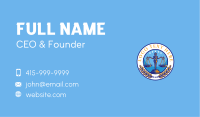 Attorney Law Scales Business Card Design