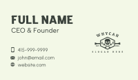 Skeleton Skull Crossbones Business Card Image Preview