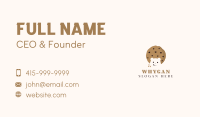 Cookie Bear Dessert Business Card Design