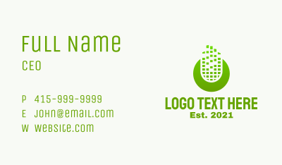 Minimalist Tennis Ball Business Card Image Preview