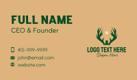 Deer Antler Hunting Business Card Image Preview