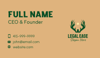 Deer Antler Hunting Business Card Image Preview