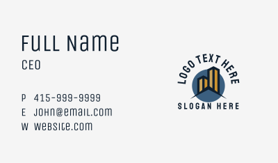 Building City Real Estate Business Card Image Preview