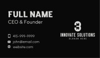 Pixel Tech Number 3 Business Card Image Preview
