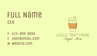 Takeaway Reusable Coffee Cup Cafe  Business Card Image Preview